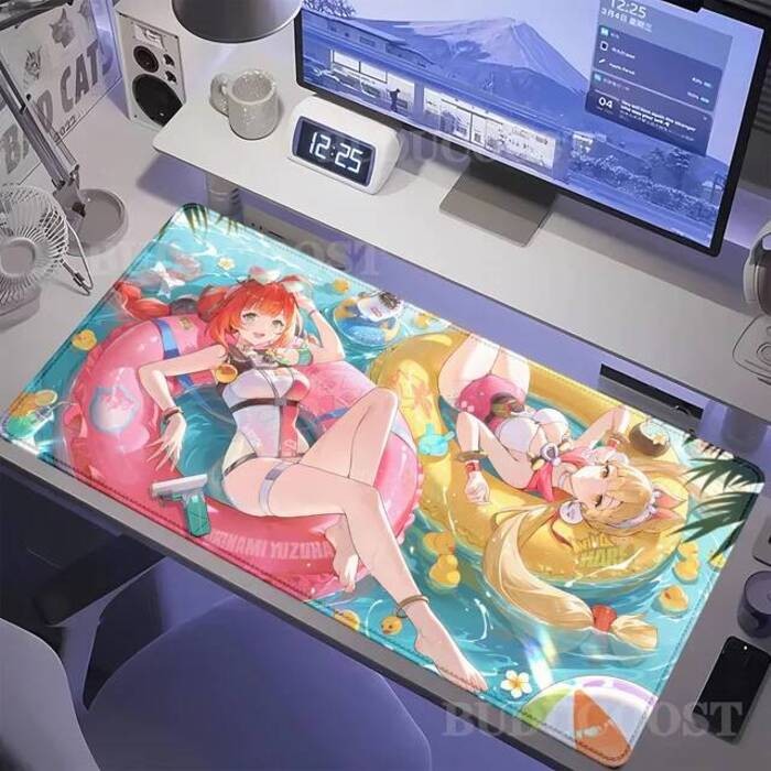 Alice Thymefield kawaii Mousepad Zenless Zone Zero ZZZ คอมพิวเตอร์ล็อคขอบแผ่นรองเมาส์คีย์บอร์ดขนาดให