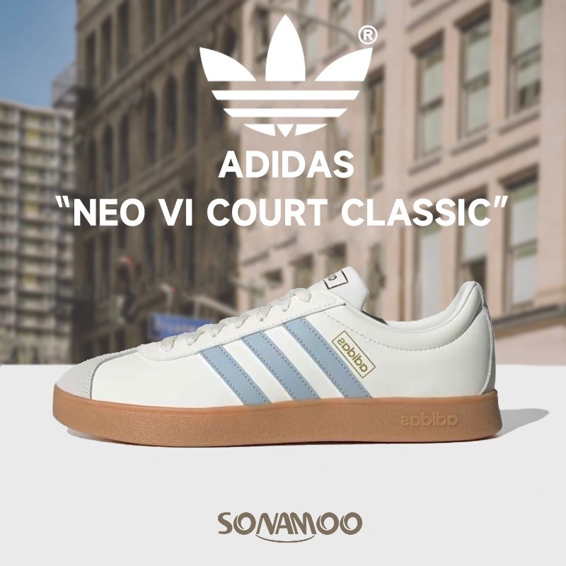 ฟิกเกอร์ *พร้อมส่ง* 100% authentic ADIDAS NEO VI COURT CLASSIC JH5063 รองเท้า
