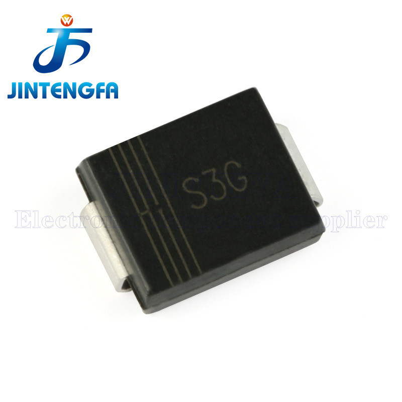 Patch ไดโอด 20PCS S3G 1N5404 IN5404 SMC DO-214AB 400V 3A SMD Rectifier ไดโอดทรานซิสเตอร์ Patch
