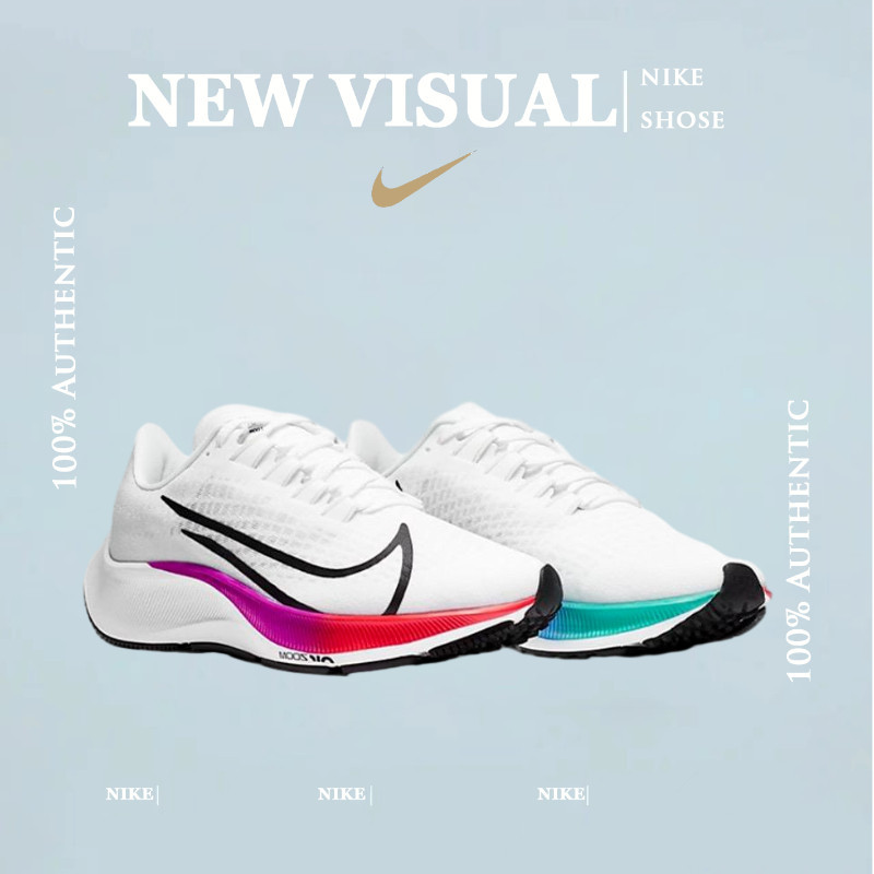 ข้อเสนอพิเศษ ของแท้Nike Air Zoom Pegasus 37 รองเท้าวิ่งผู้ชายและผู้หญิง