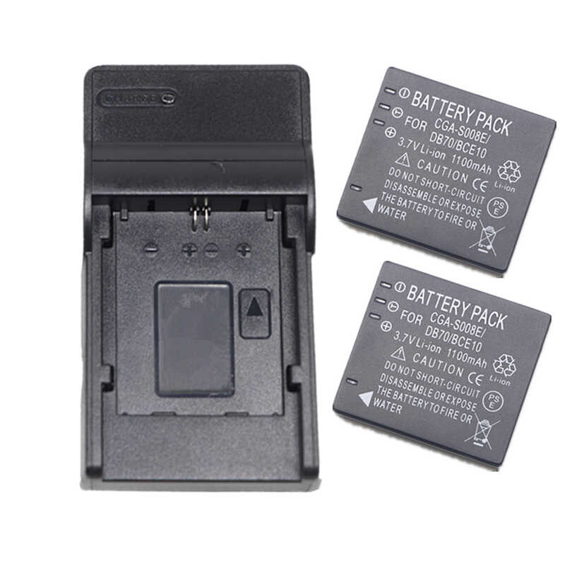 แบตเตอรี่กล้อง d DMW-BCE10 หรือที่ชาร์จ USB สำหรับ Panasonic SDR-