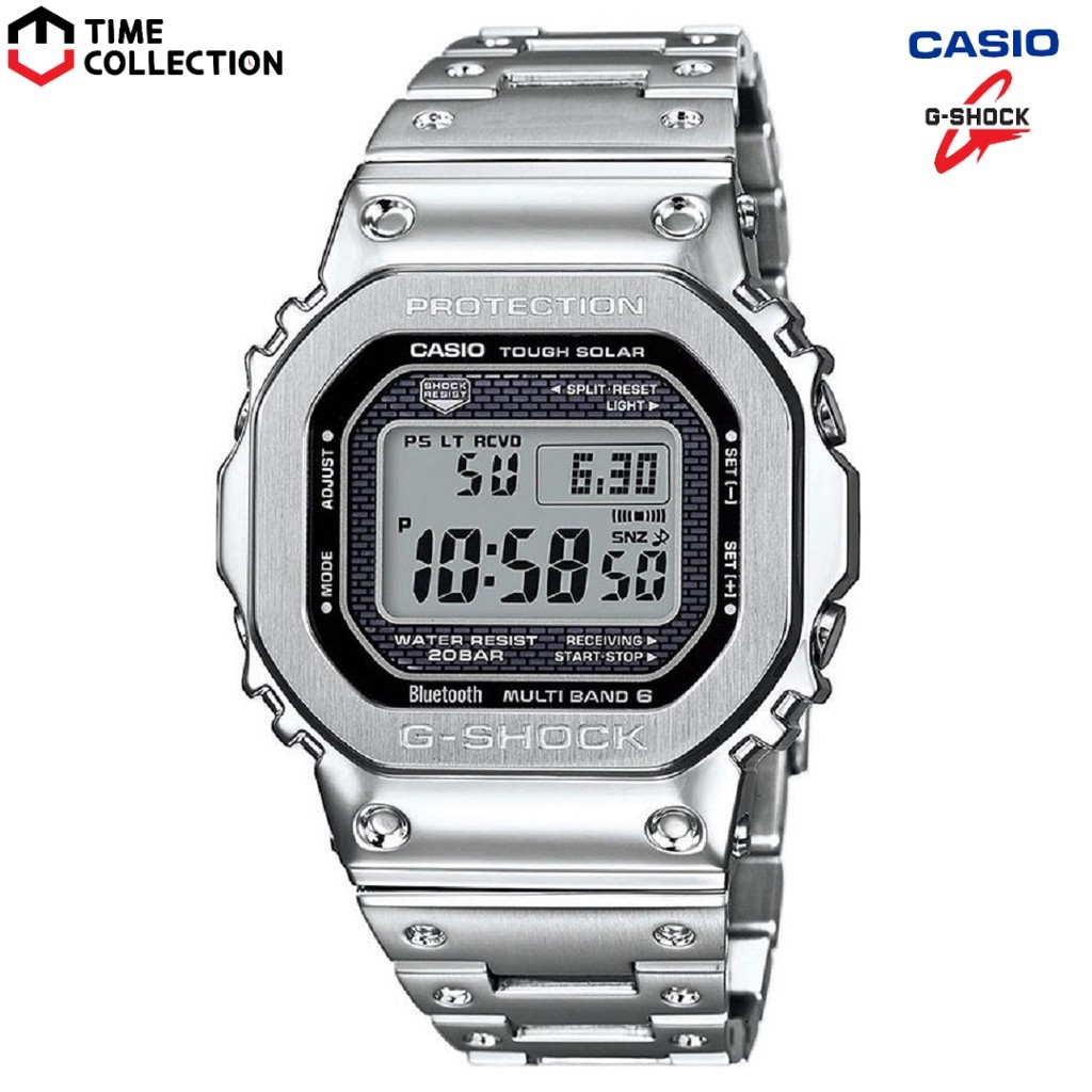 Casio G-shock GMW-B5000D-1DR นาฬิกาสายสแตนเลสดิจิตอล