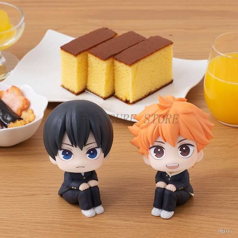 10 ซม. Haikei Shoyo Hinata Tobio Kageyama Action Figure อะนิเมะตุ๊กตา Look Up PVC Se