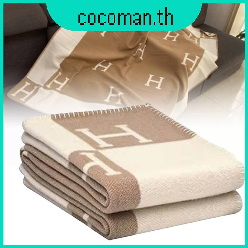 ฤดูหนาวขนสัตว์ผ้าห่มดีลักซ์นุ่มอบอุ่นอบอุ่นรูปแบบเรขาคณิตเหมาะสําหรับสํานักงาน