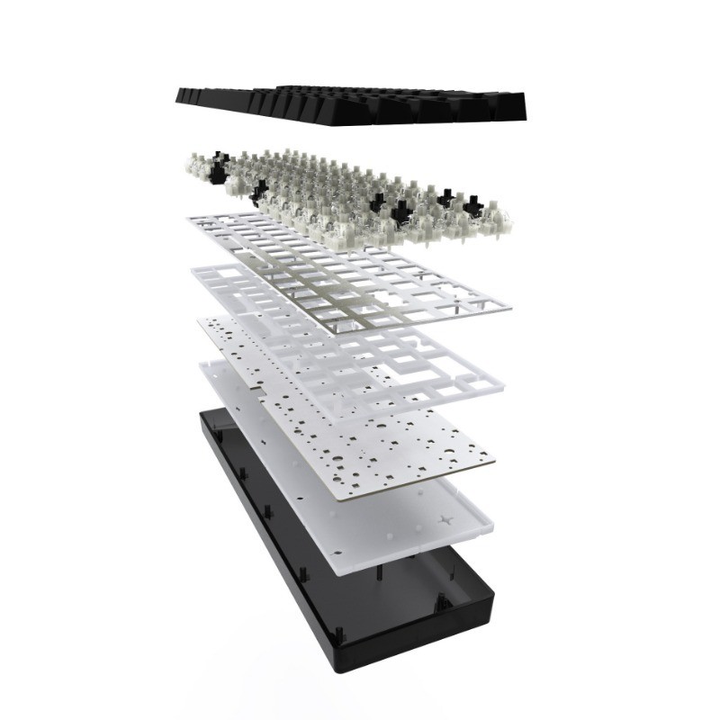 Raven68สวิตช์แม่เหล็กปะเก็น8K คีย์บอร์ดแมคคานิคอลแบบ ไฟ