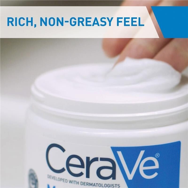 ♞,♘YJ Skin CeraVe Moisturising Cream 85g/340g/454g.มอยเจอร์ไรเซอร์สำหรับผิวแห้ง  ให้ความชุ่มชื้นยาว