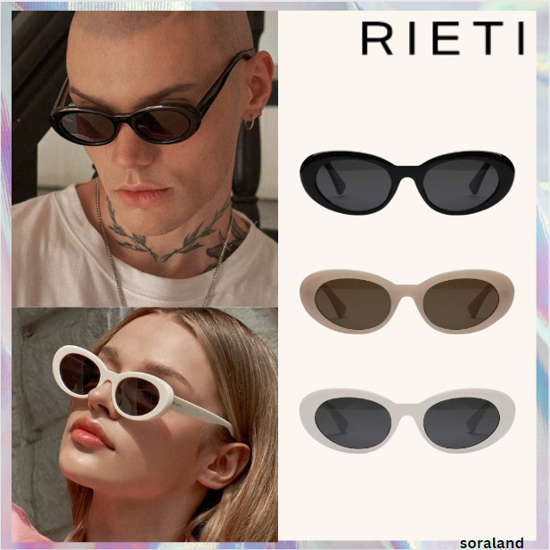 [RIETI ] แว ่ นกันแดด Unisex CARINA RT 4031 รูปไข ่ Cat 's Eye 3 สี