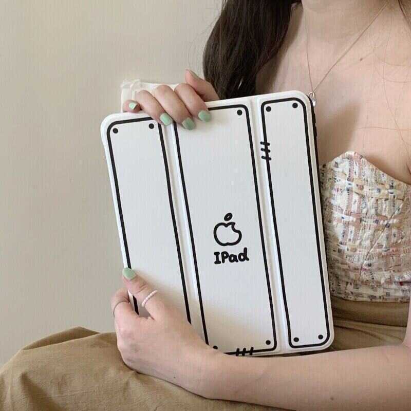 ♪ Eguanjia เคส ° 12.9 360ขาตั้งพับได้กราฟฟิตี Casing Tablet สำหรับ Mi