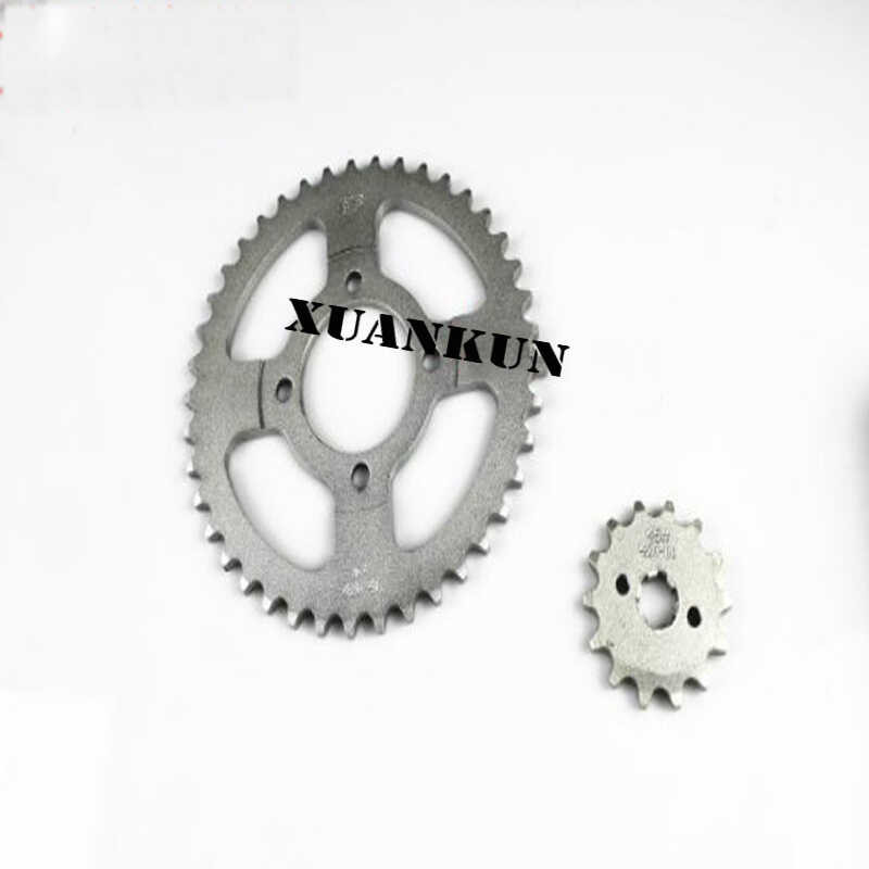 ▩ โซ่รถจักรยานยนต์ XUANKUN 70 Jh70 ขนาดโซ่เฟืองเฟืองล้อเฟ