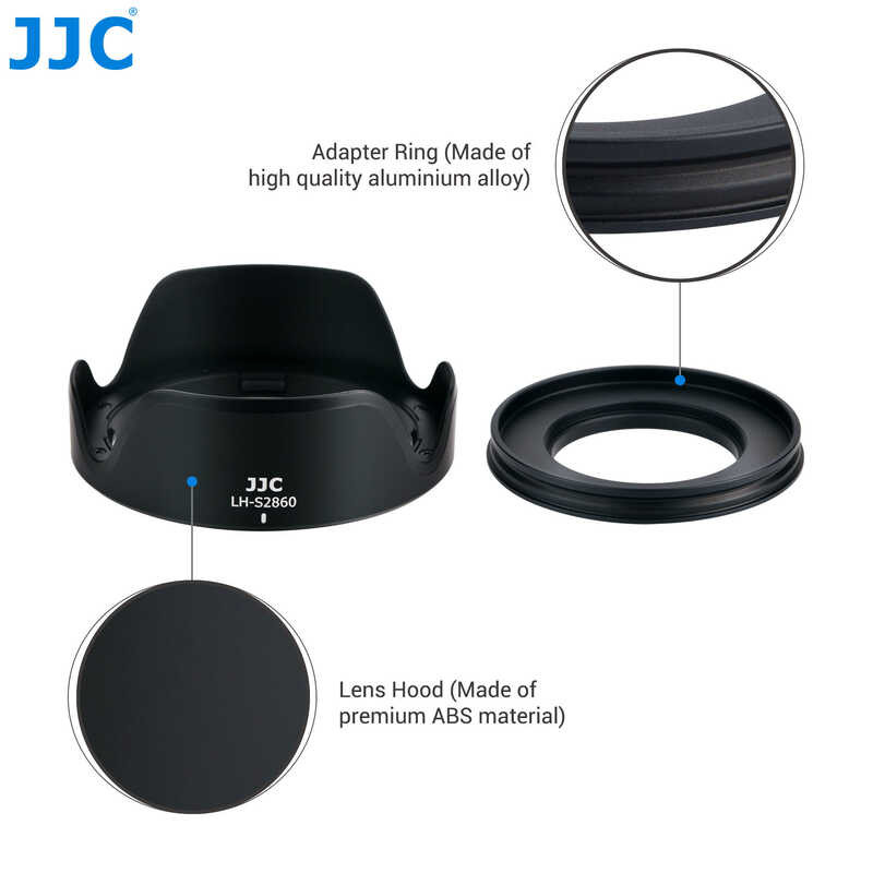 Δ ฝาครอบเลนส์ JJC เข้ากันได้กับ FE 28-60Mm F4-5.6 และ E PZ 16-50Mm F