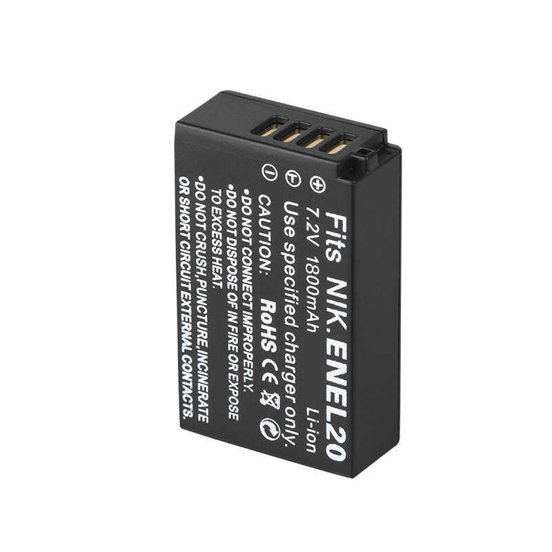 Δ 1800Mah EN El20 El20a แบตเตอรี่สำหรับ Coolpix P1000 P950 J1 J2 J3 สำหรับ