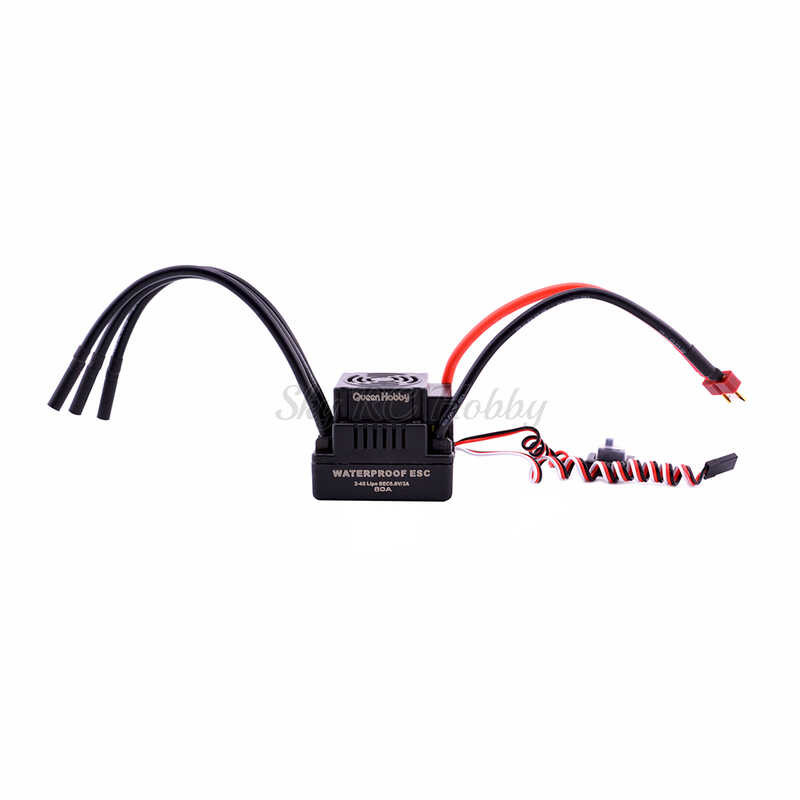 Δ อัพเกรด Sensorless 60A 80A 120A S-80A S-120A ESC แบบไม่มีแปรงเป็น 5.5V