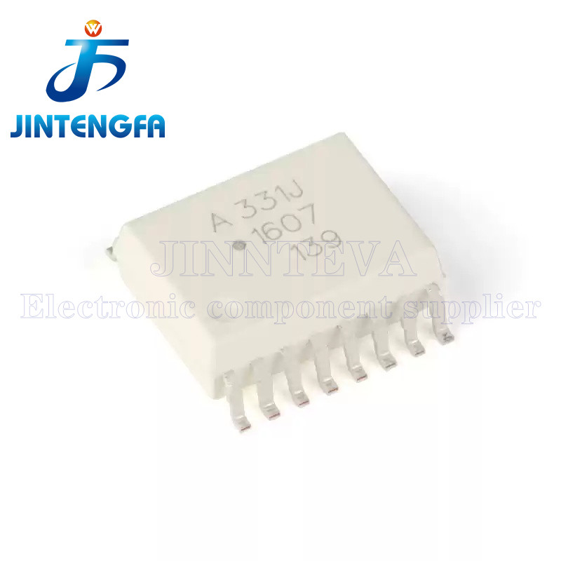 ACPL-331J-500E ACPL-331J A311J 311J HCPL-A311J SOIC-16 SMD 1.5 Amp เอาต์พุต IGBT Gate Driver Optocou