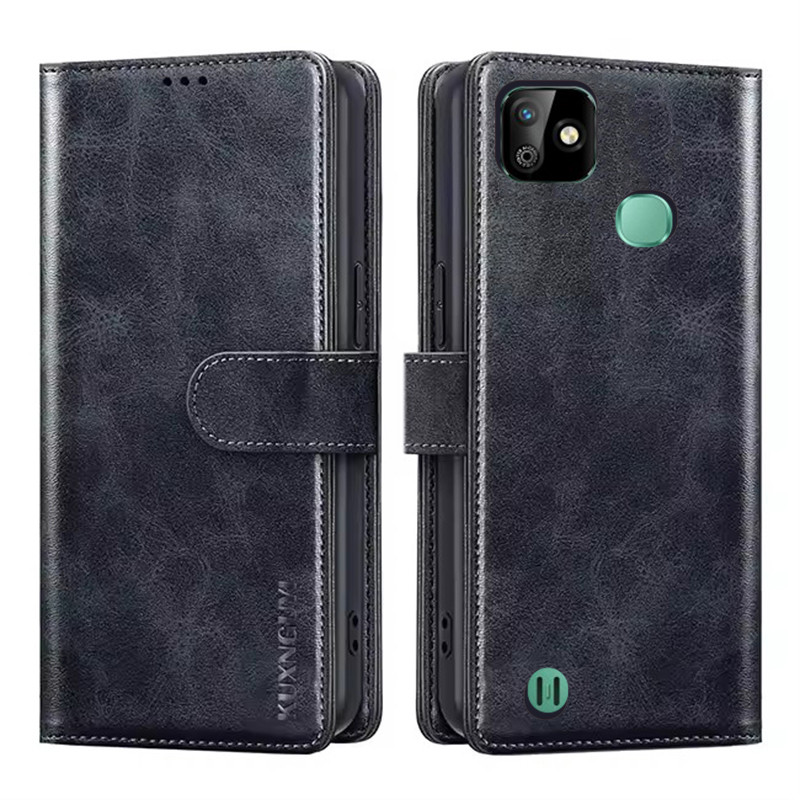 กระเป๋าสตางค์ เคสโทรศัพท์สําหรับ Infinix Smart HD 2021 X612B พร้อมผู้ถือบัตร ขาตั้งหนังพลิกแม่เหล็ก ฝาครอบกันกระแทก Infinix Smart HD 2021