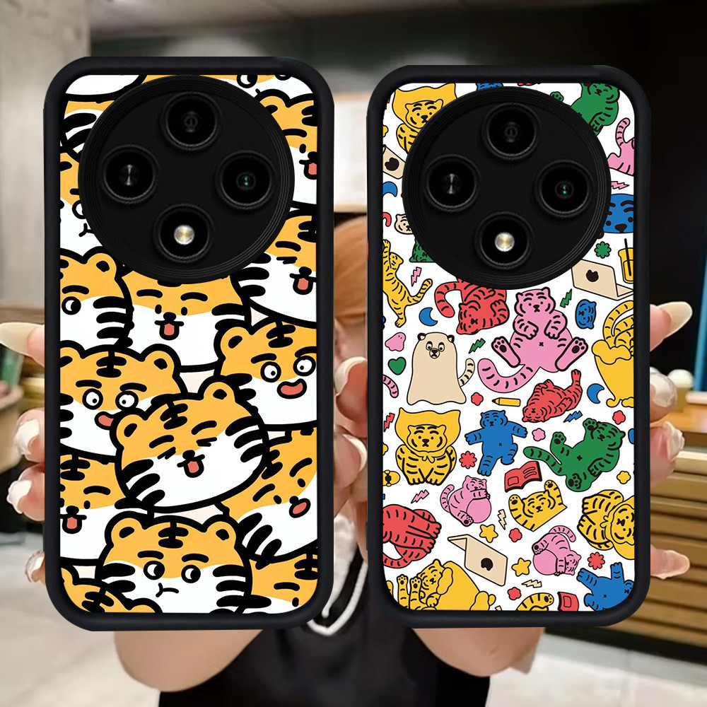 Q57 Tiger soft Casing สําหรับ Xiaomi Redmi A3X POCO X7 C75 C61 X3 NFC A3 14C Pro 5G