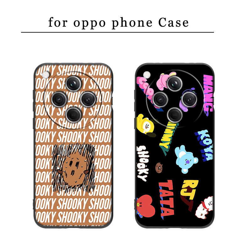 TL93 BTS BT21 Animated OPPO Reno 4 Pro 5 Pro Plus Lite 6 Pro Plus 4Z 6Z 5K 7 A92S 2 3 2Z 2F Soft Cas