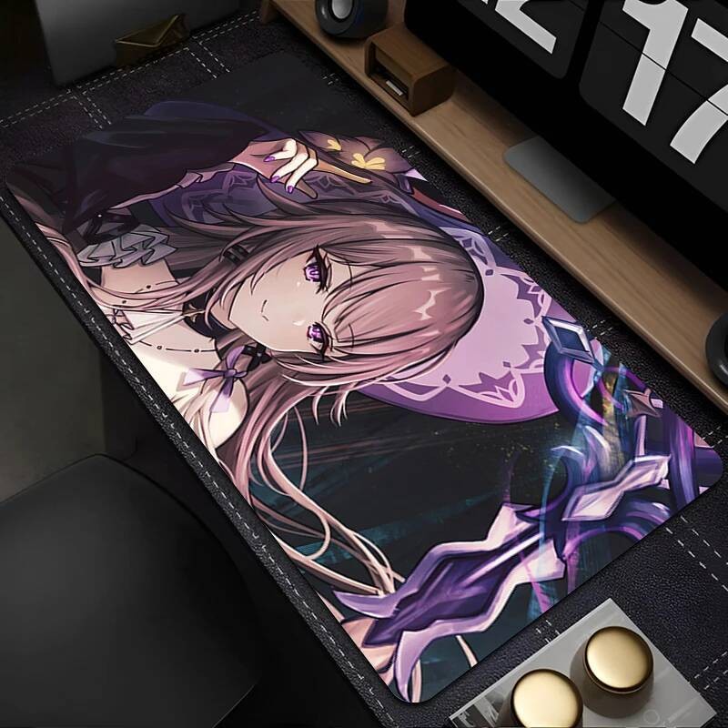 แผ่นรองเมาส์ แผ่นรองเมาส์สําหรับเล่นเกมอุปกรณ์เสริมพีซีแผ่นรองแป้นพิมพ์กันลื่นแผ่นรองโต๊ะขนาดใหญ่ H-