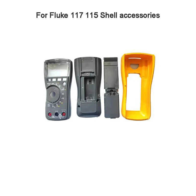 For Fluke 117 115 Front Housing Csee Back Shell Yellow Case Rear Battery Cover