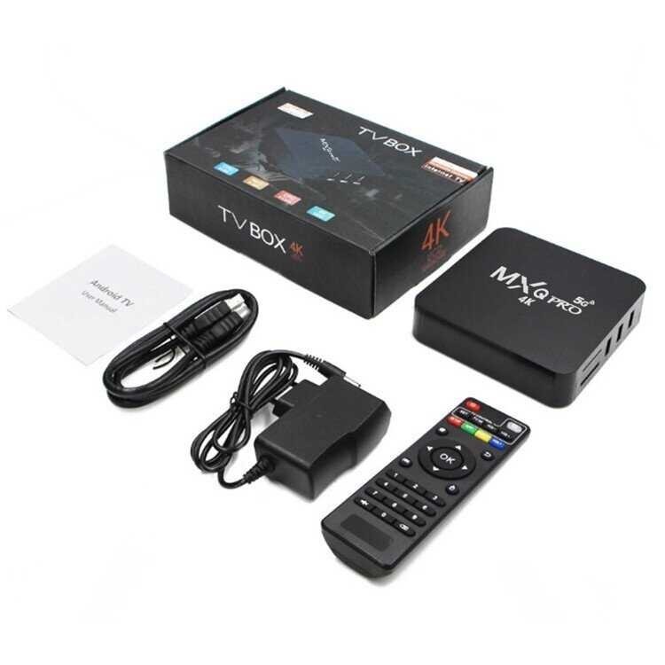 Tv MXQ PRO Ram8+Rom128gb Wifi Android 10 8K/Hd TV BOX Support Hotstar Youtube Netflix Set Top Box