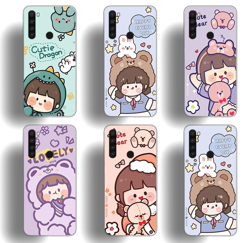 เหมาะสําหรับ Xiaomi Redmi Note 8 2021 8pro 8Tเคสโทรศัพท์TPU soft shell soft Electroplatedปุ่มShock-ดูดซับเปลือกป้องกัน