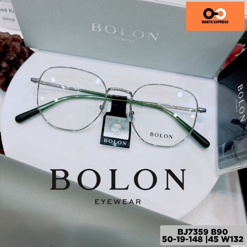 ♞กรอบแว่นตา BOLON BJ7359 แท้ พร้อมเลนส์ ตัดแว่น สายตาสั้น ยาว แว่นกรองแสง บลูบล็อก ออโต้ เลนส์เปลี่