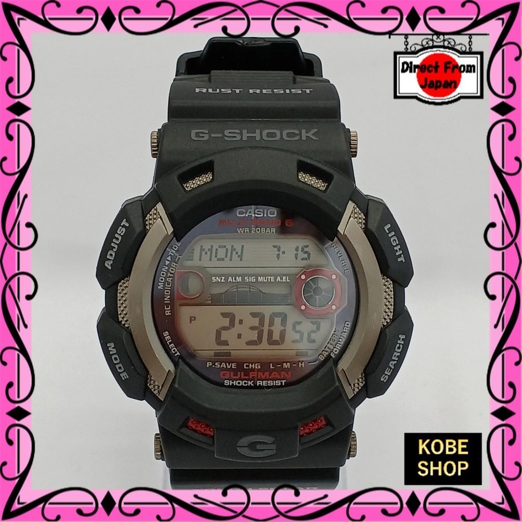 【ส่งตรงจากญี่ปุ่น】 CASIO GW-9110 นาฬิกาพลังงานแสงอาทิตย์ CASIO