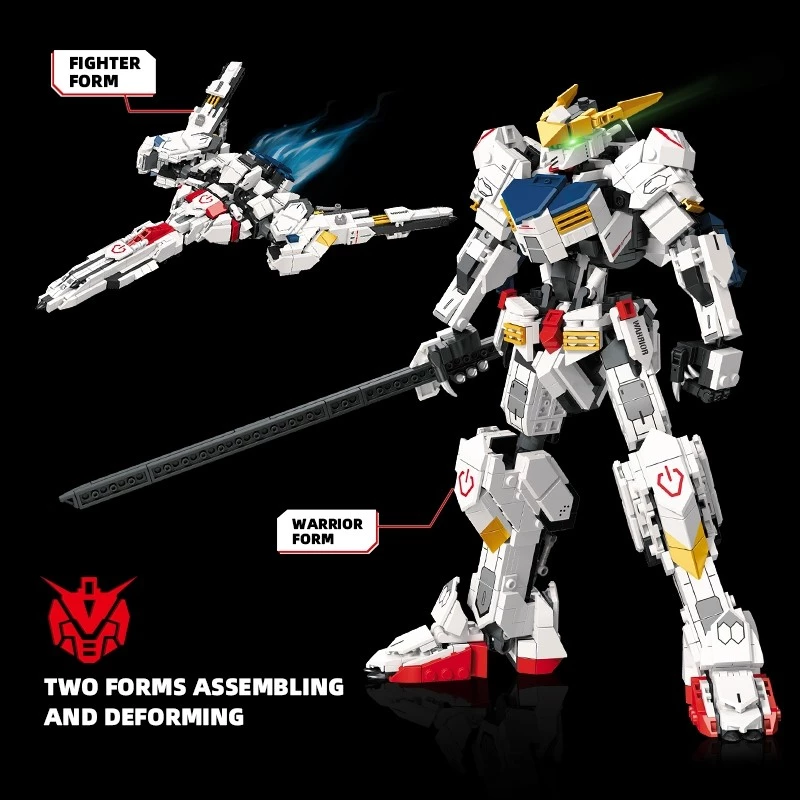 ตัวต่อหุ่นยนต์ Barbato Gundam 952 ชิ้น JIE STAR thumbnail 5