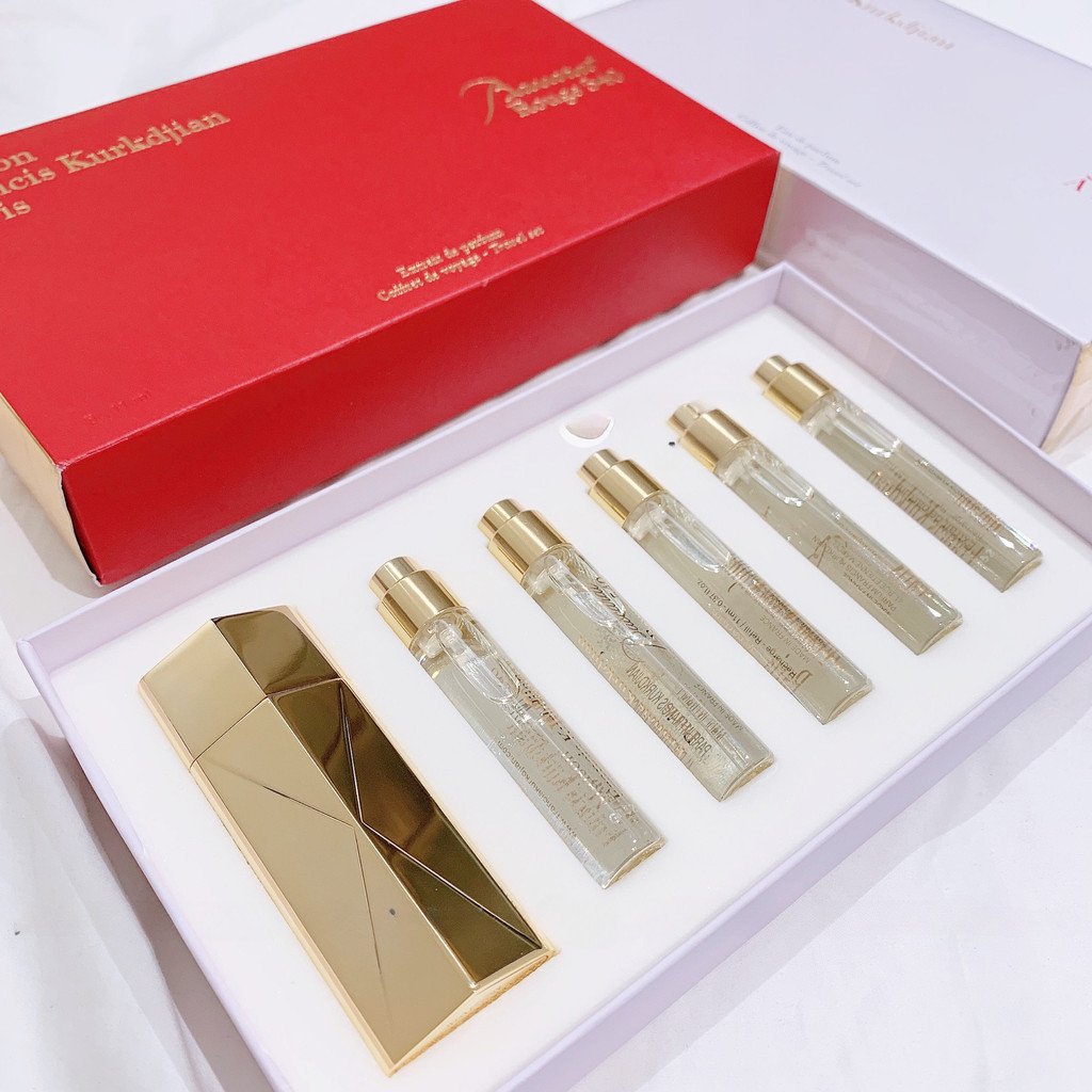 Maison Francis Kurkdjian mfk Essence Red/Transparent 540 Perfume Test Tube Set of Five