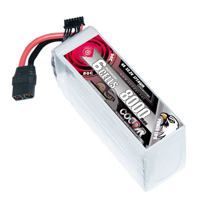 Δ ภาพใหญ่: CODDAR 4000Mah 60C 8000Mah 80C Drone Power Supply สำหรับ FPV Frame RC H