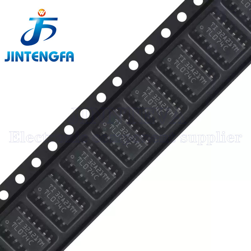 10PCS TL074CDR TL074IDR TL074CN SOP-14 DIP-14 TL074C TL074I SMD TL074CDT 074C ต่ํา-เสียงรบกวน JFET Q