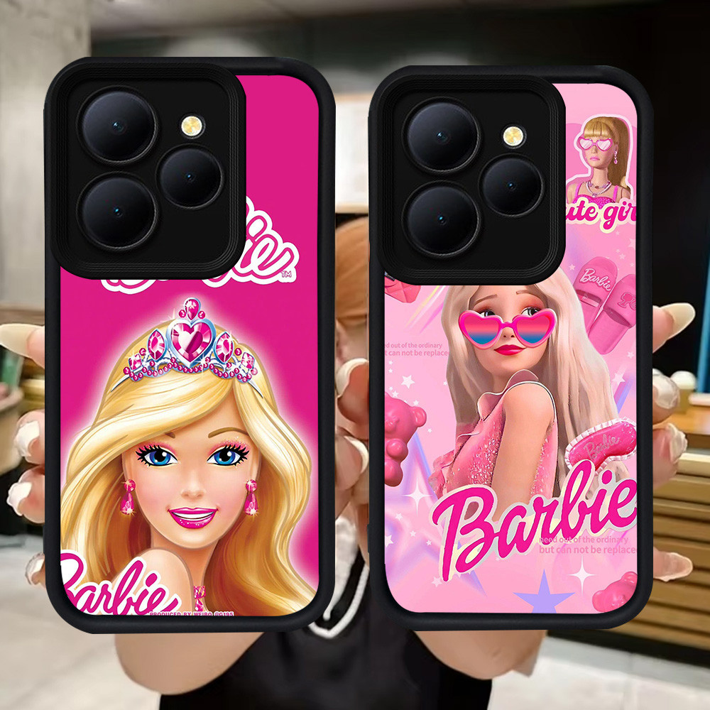 Q46 Barbie Girl soft Casing สําหรับ Infinix Smart HOT Note 7 40 40S 30I Zero 30 Play 8 GT 20 Pro 9 4