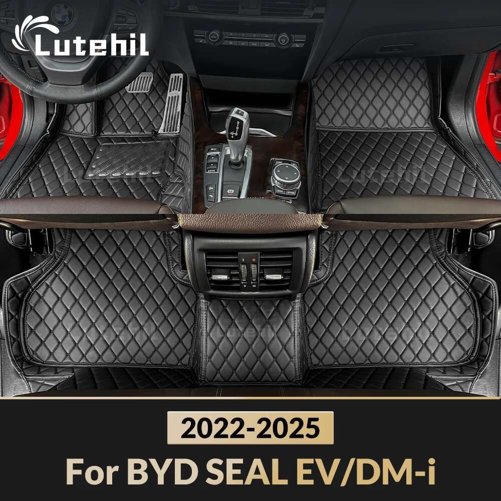 สําหรับ BYD SEAL EV/DM-i 2022-2025 2024 23 Custom รถพรมรถยนต์รายละเอียดภายในอุปกรณ์เสริมแผ่นป้องกันอ