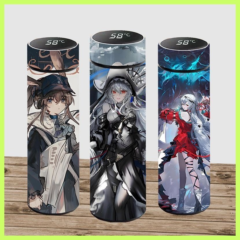 กระติกน้ําสูญญากาศ Arknights Amiya Skadi Lappland พรุ่งนี้ Ark กระติกน้ําสูญญากาศสมาร์ท Warm Amiya S