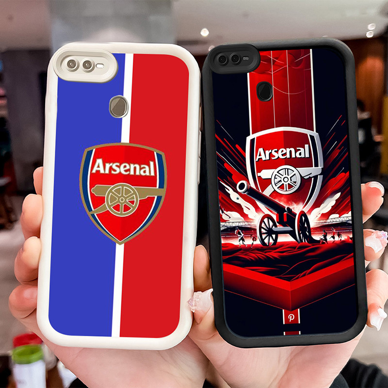 ปลอกกันกระแทกสําหรับ OPPO A7 F7 A12s A12 F9 A5S Realme 2 Pro WF2 Arsenal Football Club