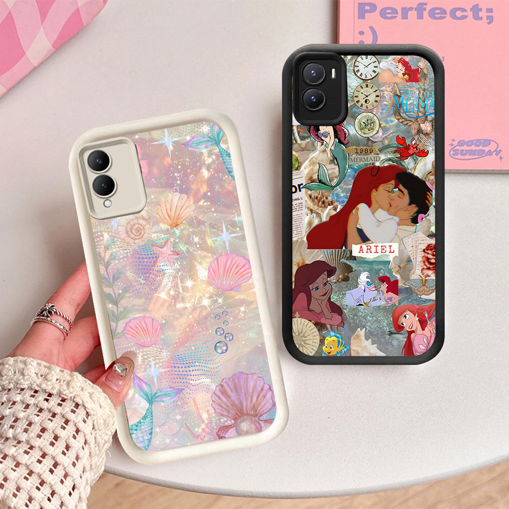 NA-2 Ariel Mermaid ปลอกกันกระแทกสําหรับ VIVO Y16 Y35 Z9 Y02S Y56 IQOO Y28 Y17S Z9X
