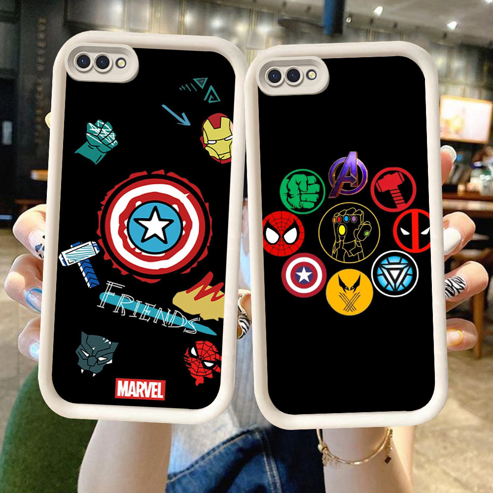 NA-90 The Avengers เคสกันกระแทกสําหรับ OPPO A5 A3S A1K A12E Realme C2 C2s
