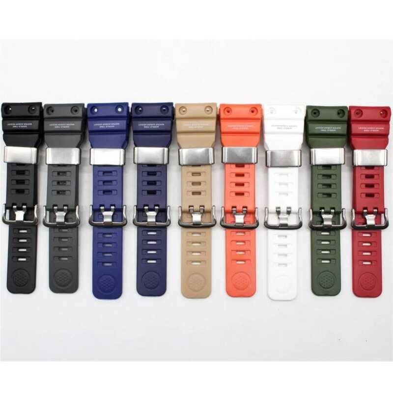 สายนาฬิกาสําหรับ Gn1000 Gn-1000 สายรัดข้อมือ Premium PU Watch Band เหล็กไม่มีโลโก้