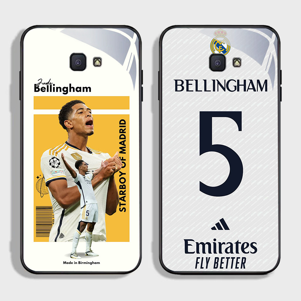 YA-18 Jude Bellingham HD Softcase Glossy Glass สําหรับ Samsung J7 Prime J6 J4 Core Pro Plus หมายเหตุ
