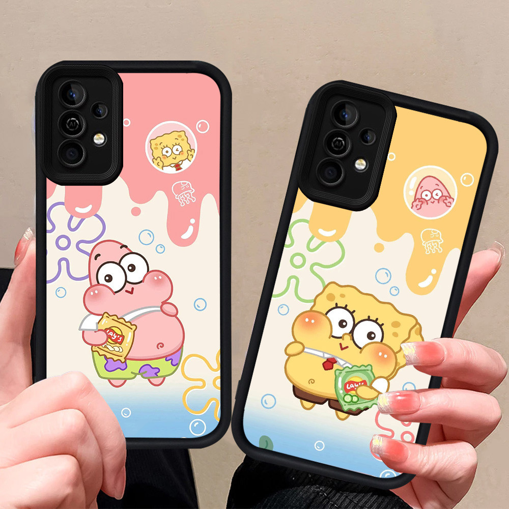R76 SpongeBob Realme C65 OPPO A74 F19S A95 F19 กรณี
