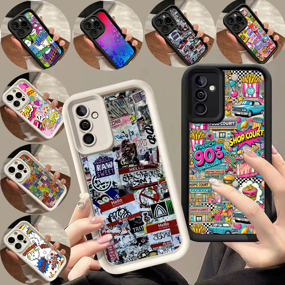 สำหรับ Realme 5 5S 5i 6i 7i 8i 11 NFC 11X C17 C3 เคสโทรศัพท์มือถือ ดวงตานางฟ้า กรณ KK66 Bubble Alpha