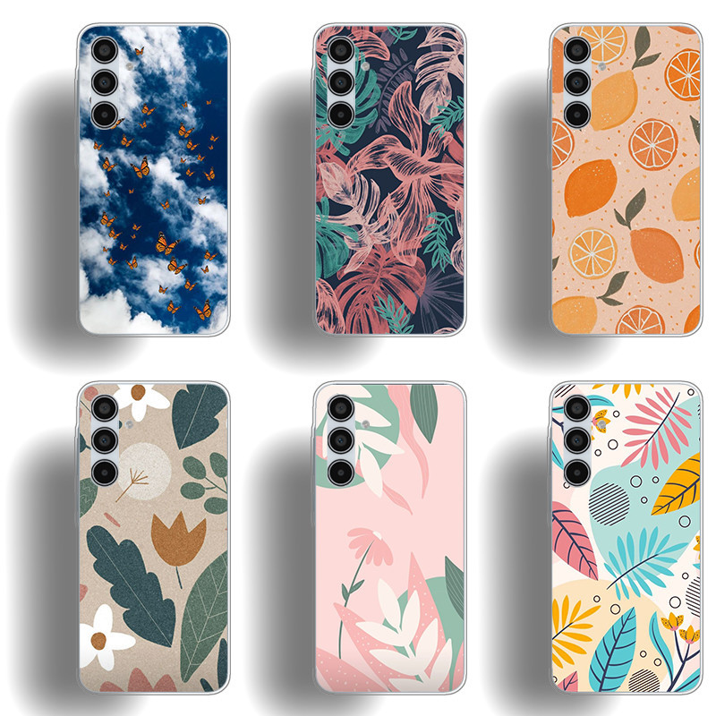 เหมาะสําหรับ Samsung Galaxy A35 A14 A13 A15 เคสโทรศัพท์ TPU นิ่มปุ่มเคลือบด้วยไฟฟ้าเปลือกป้องกันดูดซับแรงกระแทก