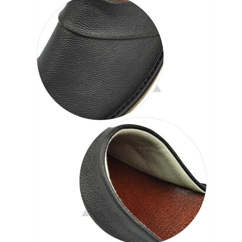 ❤ Genuine Leather Mens Winter Home Warm Slippers Bedroom Couple Men Women House Indoor Shoes S