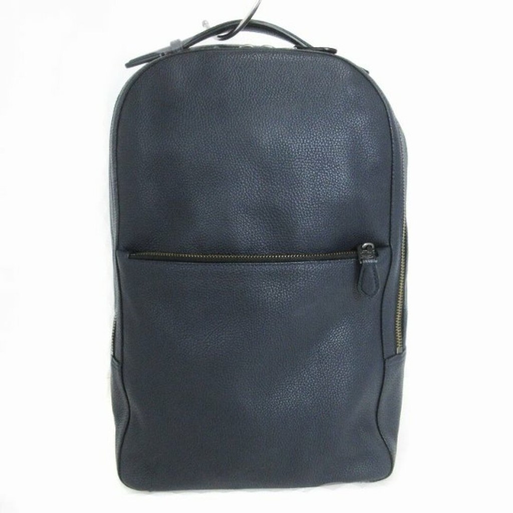 Coach Metropolitan Backpack Daypack Leather 72306 Navy Blue SM3 Direct from Japan Secondhand