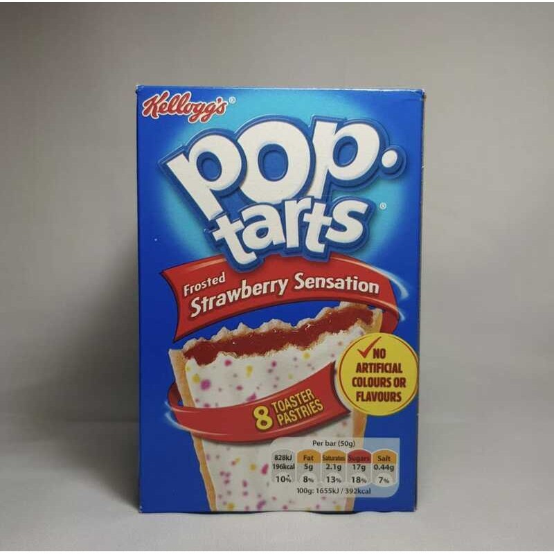 Kellogg’S 384G/576Gขนมนำเข้าจากเมกา Kellogg's Pop Tarts Frosted Strawberry Sensati