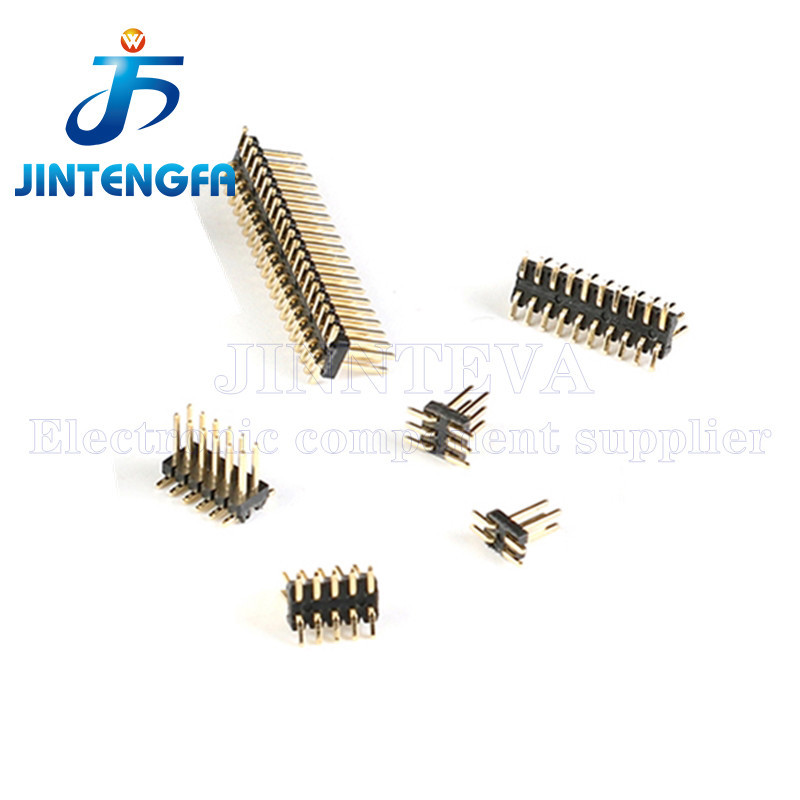 20PCS 1.27mm SMD SMT 2*3-40Pin คู่แถว 3p 4p 5p 6p 7p 8p 10p 12p 15p 20p 25p 30p 40p 50p ชาย Connecto