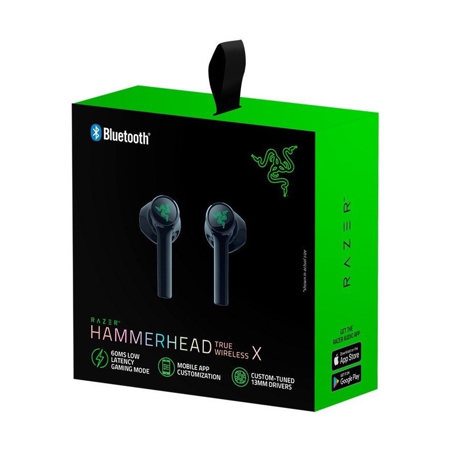 (หูฟัง) Razer Hammerhead True Wireless X - Earbuds Bluetooth True Wireless Gaming Earbuds รับประกัน