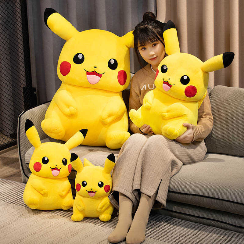 ของเล่นตุ๊กตา Pikachu อ่อนนุ่มและน่ารัก ตุ๊กตา Pikachu ขนาด