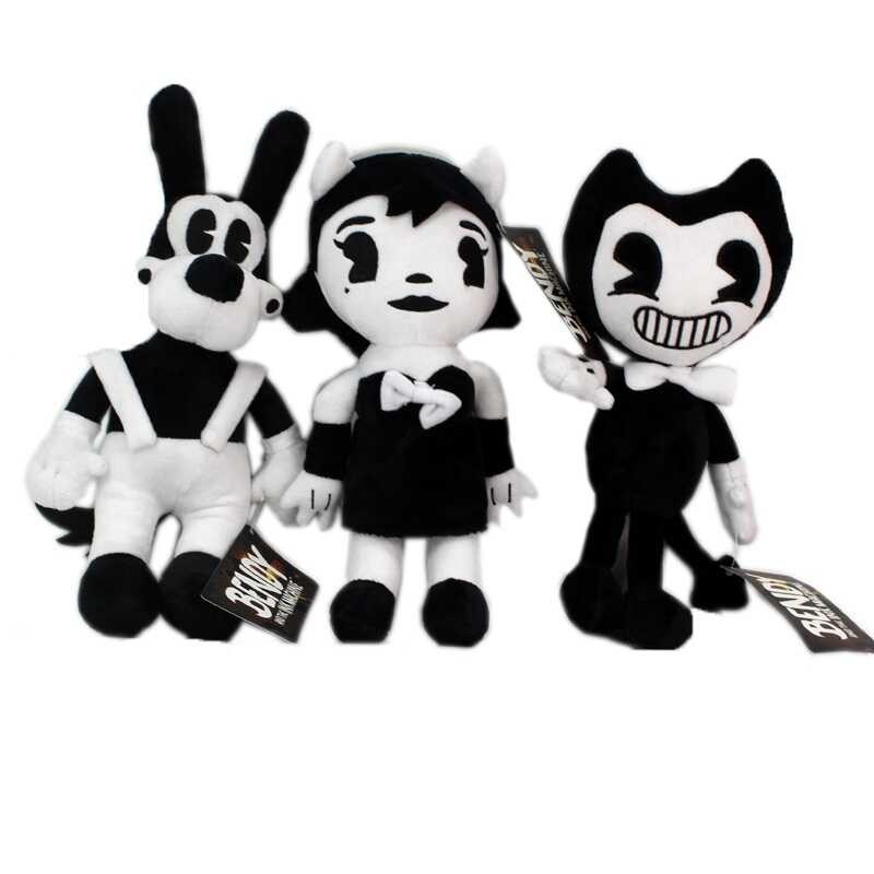 30 ซม. Bendy Plush Toy เกมสยองขวัญ Bendy & Boris & Alice Angel Plush Doll ของเล่