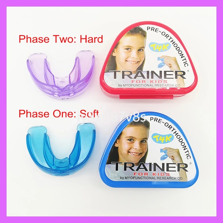 a T4K Teeth Trainer for Kids Children Teeth Orthodontic Appliance Dental Alignment Braces Mouthpiec