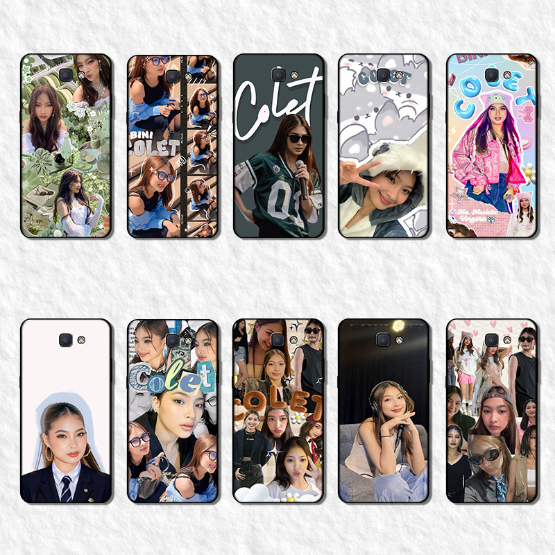 SAMSUNG เคสโทรศัพท์TPUสีดําแบบนุ่มฝาครอบป้องกันสําหรับSamsung A5 A7 A9 A01 J2 J4 J5 J7 Prime bini Co